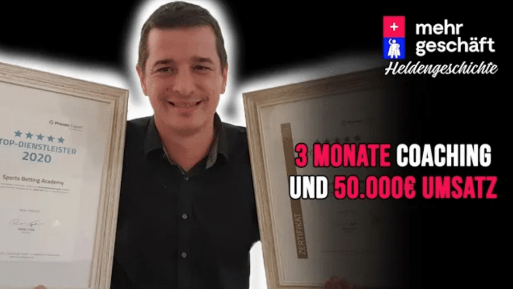 50.000€ Umsatz mit dieser Anleitung – Heldengeschichte von Daniel Winter-Holzinger Mehr Geschäft – Online-Marketing